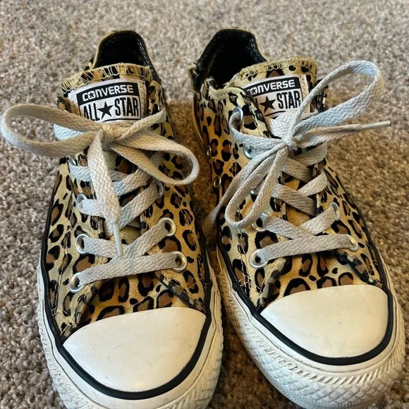 Cheetah print textured converse - Picture 10 of 11